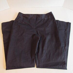 Ann Taylor Fine Italian Fabric Fully Lined Cotton/Silk Blue Margo Pants Size 4